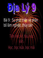 slide bài giảng địa lí lớp 9 tiết 09 sự phát triển và phân bố sản xuất lâp nghiệp thủy sản 