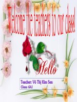 - Võ Thị Kim Sen - Võ Thị Kim Sen - Website Trường THCS Liêng Trang