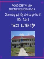 Các bài Luyện tập - Bài giảng - Nguyễn Thị Kim Mai - Website của Trường THCS Đông Hưng A