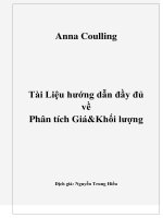 Hướng dẫn hoàn chỉnh phân tích giá và khối lượng (VPA) - Anna Coulling (Full)