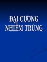 ĐẠI CƯƠNG NHIỄM TRÙNG (VI SINH) (chữ biến dạng do slide dùng font VNI times, tải về xem bình thường) 