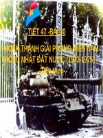 slide bài giảng lịch sử lớp 9 tiết 47 hoàn toàn giải phóng miên nam thống nhất đất nước 1975 1975 