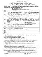 Kế hoạch tuần 16-0910