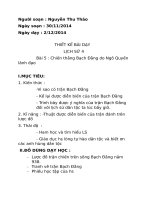 Bài 5. Chiến thắng Bạch Đằng do Ngô Quyền lãnh đạo (Năm 938)