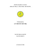 Tài liệu giảng dạy lý thuyết đồ thị 