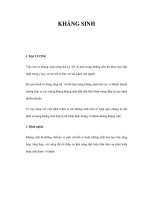 kháng sinh  trường đại học giao thông vận tải tphcm