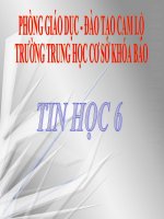 bài tập  tin học 6  nguyễn tiến long  thư viện giáo dục tỉnh quảng trị