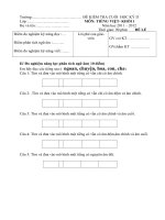 Đề Kiểm tra cuối kỳ 2_Tiếng Việt lớp 1_2 _lẻ