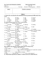 the four test  ngoại ngữ 6  trần hoài nam  thư viện giáo dục tỉnh quảng trị