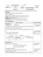 unit 4 our past  tiếng anh 8 sách cũ  nguyễn thị thúy ngân  thư viện giáo án điện tử