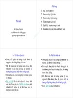 Bài giảng Vật lý 1: Chương 11 - Lê Quang Nguyên