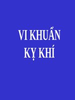 VI KHUẨN kỵ KHÍ (VI SINH) (chữ biến dạng do slide dùng font VNI times, tải về xem bình thường) 