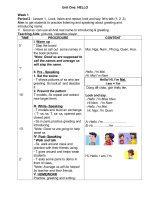 unit 1 hello  ct bộ gdđt 3  lý huy quyền  thư viện giáo án điện tử