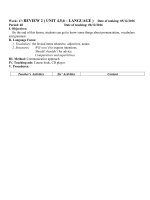 Review 2 . (4-5-6). Lesson 1. Language
