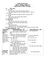 bảng nhân 6  toán học 3  phạm thị ngát  thư viện giáo án điện tử