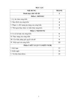 SKKN rèn kỹ năng giải bài toán bằng cách lập phương trình cho học sinh lớp 8 trường PTDTBT THCS khao mang 