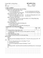 ktra 1 tiết l6  toán học 6  hồ thị ngọc hà  thư viện giáo dục tỉnh quảng trị