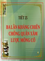 slide bài giảng lịch sử lớp 7 tiết 25 ba lần kháng chiến chống mông nguyên tiếp theo 