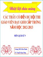 slide bài giảng lịch sử lớp 9 tiết 13 trật tự thế giới mới sau chiến tranh 