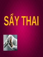 SẨY THAI (sản PHỤ KHOA) 