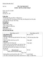 Tiêt 10:Ôn tập bài hát:Chúc mừng sinh nhật