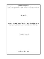 (Luận văn thạc sĩ) Nghiên cứu điều khiển mờ dựa trên đại số gia tử và ứng dụng điều khiển cho đối tượng mô hình Miso