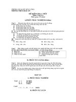 kiểm tra i tiết  vật lý 6  phan thanh hùng  thư viện giáo dục tỉnh quảng trị