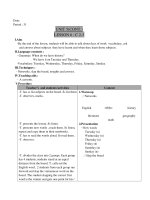 unit 5 things i do  tiếng anh 6 sách cũ  lưu thị ngọc yến  thư viện giáo án điện tử