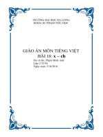 bài 18 x ch  học vần 1  phạm minh anh  thư viện giáo án điện tử