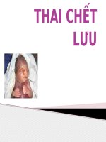 THAI CHẾT lưu (sản PHỤ KHOA) 