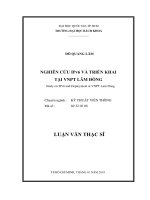 Study on IPv6 and develoyment at VNPT lam dong 