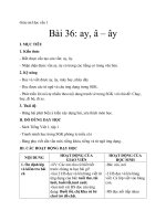bài 36 ay âây  học vần 1  nguyễn thị kim loan  thư viện giáo án điện tử