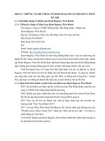 bao cao thuc tap khach san hyatt regeny west hanoi