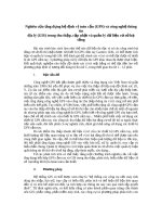 Nghiên cứu ứng dụng hệ định vị toàn cầu (GPS) và công nghệ thông tin địa lý (GIS) trong thu thập, cập nhật và quản lý dữ liệu cơ sở hạ tầng