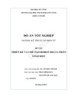 Thiết kế và chế tạo robot delta phân loại kẹo 