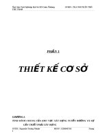 Luận văn : Đồ án tốt nghiệp kỹ sư xây dựng cầu đường - thiết kế mới tuyến đường X - Y