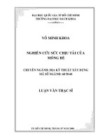 Nghiên cứu sức chịu tải của móng bè 