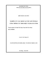 Nghiên cứu xác định vận tốc gió tới hạn công trình cầu theo hiện tượng flutter 