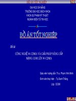 Đồ án công nghệ W-CDMA và giải pháp nâng cấp mạng GSM lên