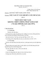 Bài 19. Nhân dân Việt Nam kháng chiến chống Pháp xâm lược (Từ năm 1858 đến trước năm 1873)