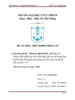 Đồ án môn học kỹ thuật điều khiển động cơ : Bơm NaOH