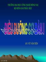 Bài giảng Điều dưỡng cơ bản I: Các phẩm chất cá nhân của người điều dưỡng - GV. Vũ Văn Tiến