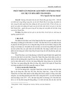 Phát triển sản phẩm du lịch trên cơ sở khai thác giá trị văn hóa biển Thanh Hóa