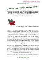 Lịch sử ngày quốc tế phụ nữ 8-3