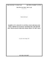 (Luận văn thạc sĩ) Nghiên cứu chuyển vị tường chắn hố đào sâu công trình Ngân hàng Vietinbank chi nhánh Sóc Trăng bằng phương pháp phần tử hữu hạn