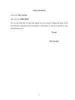 Nghiên cứu đề xuất các giải pháp nâng cao chất lượng hồ sơ thiết kế công trình thủy lợi tại công ty xây dựng sao mai 