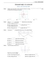 Chương I. §1. Sự đồng biến, nghịch biến của hàm số