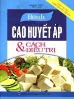 Bệnh cao huyết áp & cách điều trị