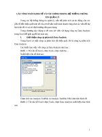 Các tính toán kinh tế và tài chính trong hệ thống thông tin quản lý