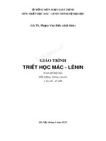 Giáo trình Triết học Mác - Lênin - GS.TS. Phạm Văn Đức